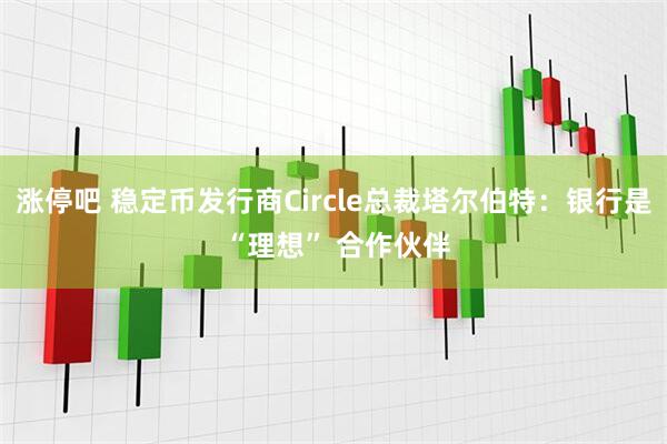 涨停吧 稳定币发行商Circle总裁塔尔伯特：银行是 “理想” 合作伙伴
