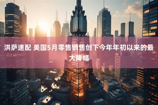 洪萨速配 美国5月零售销售创下今年年初以来的最大降幅