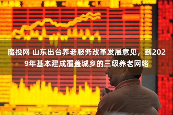 魔投网 山东出台养老服务改革发展意见，到2029年基本建成覆盖城乡的三级养老网络